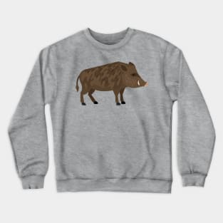 Brown Boar Crewneck Sweatshirt